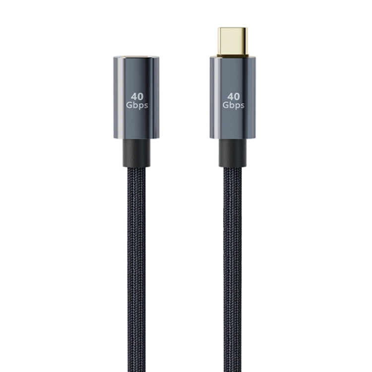 Cable de extensión USB4.0 40Gbps tipo C macho a hembra, 0.3m, 0.5m, 0.8m, 1m