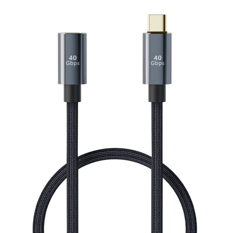 Cable de extensión USB4.0 40Gbps tipo C macho a hembra, 0.3m, 0.5m, 0.8m, 1m