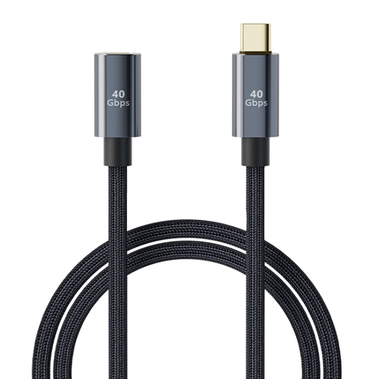 Cable de extensión USB4.0 40Gbps tipo C macho a hembra, 0.3m, 0.5m, 0.8m, 1m