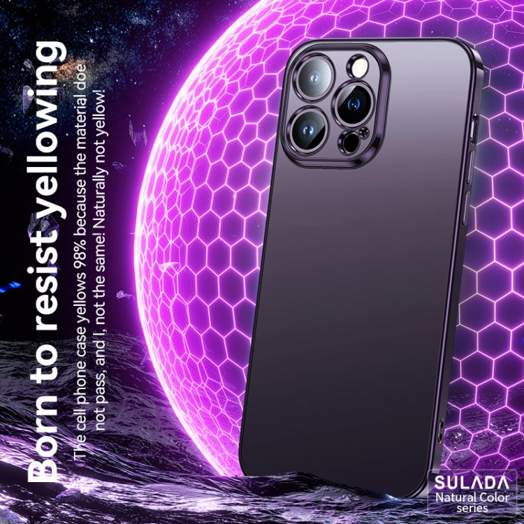 SULADA Estuche para teléfono de TPU esmerilado con galvanoplastia todo incluido, For iPhone 14, For iPhone 14 Plus, For iPhone 14 Pro, For iPhone 14 Pro Max