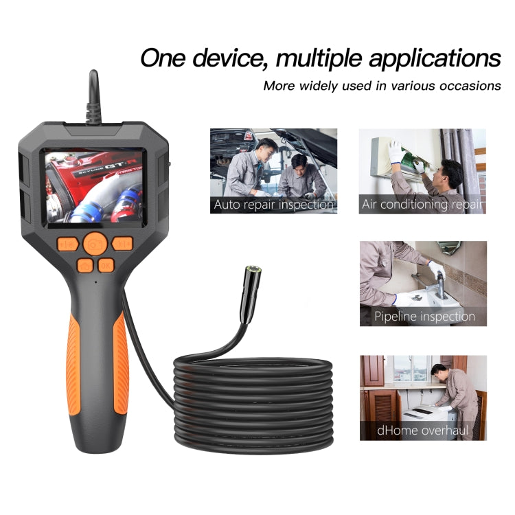 Endoscopio de mano P10 HD de 2,8 pulgadas con pantalla LCD, 8mm 2m, 5.5mm 2m, 3.9mm 2m, 8mm 5m, 5.5mm 5m, 3.9mm 5m, 8mm 10m, 5.5mm 10m, 3.9mm 10m
