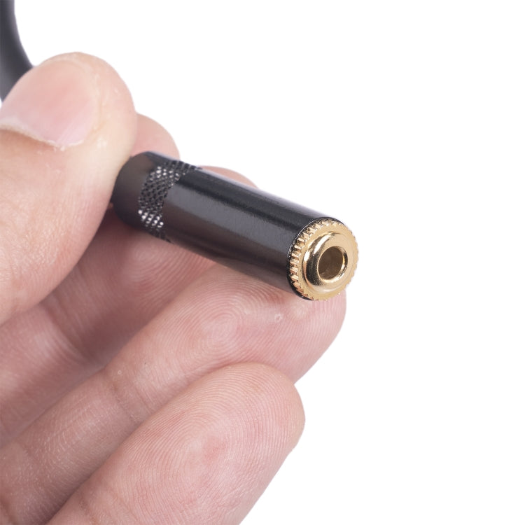 TC227YXK402-03 Cable de audio macho de 3,5 mm hembra a doble XLR de 3 pines, longitud: 30 cm, 3.5mm F to 2 x XLR M