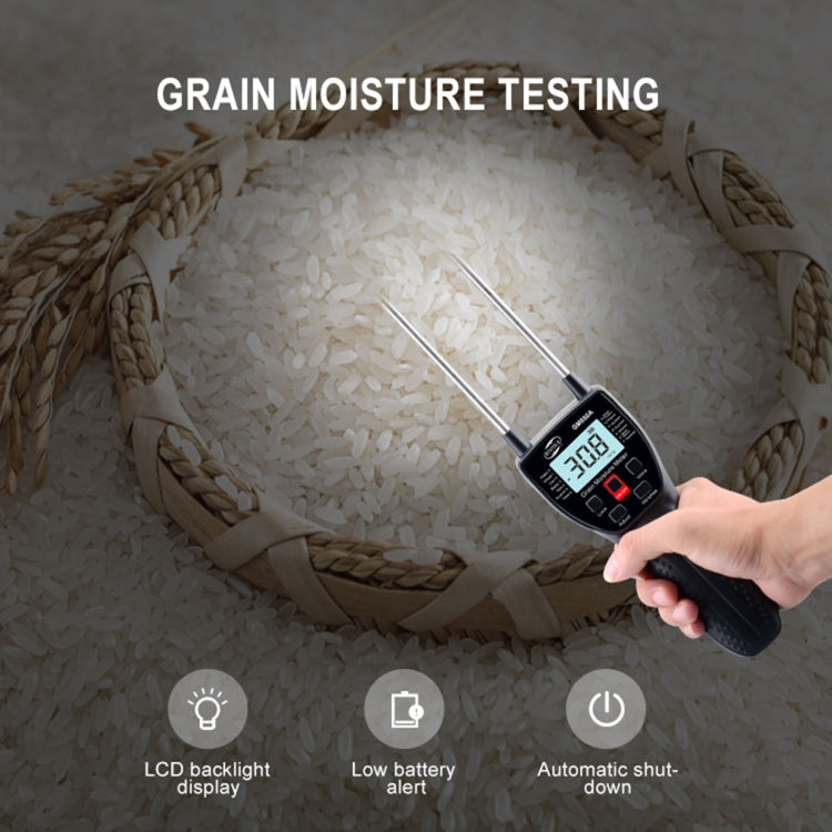 Medidor de humedad de grano BENETECH GM650A, batería no incluida, 30cm