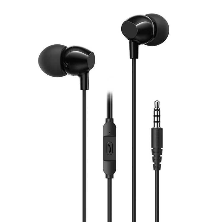 USAMS US-SJ594 EP-47 Auricular intrauditivo con cable de 3,5 mm, longitud: 1,2 m, EP-47 (Black), EP-47 (White)