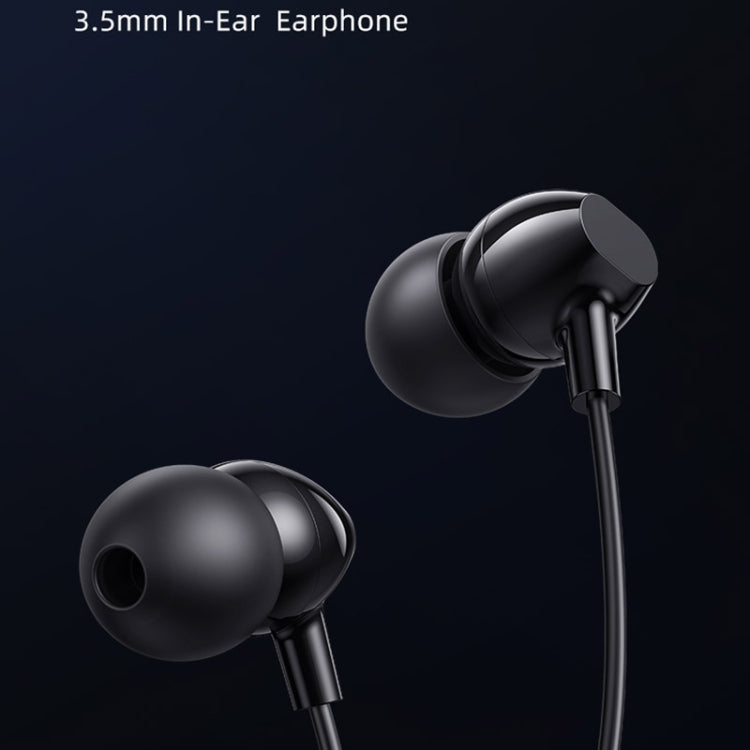 USAMS US-SJ594 EP-47 Auricular intrauditivo con cable de 3,5 mm, longitud: 1,2 m, EP-47 (Black), EP-47 (White)