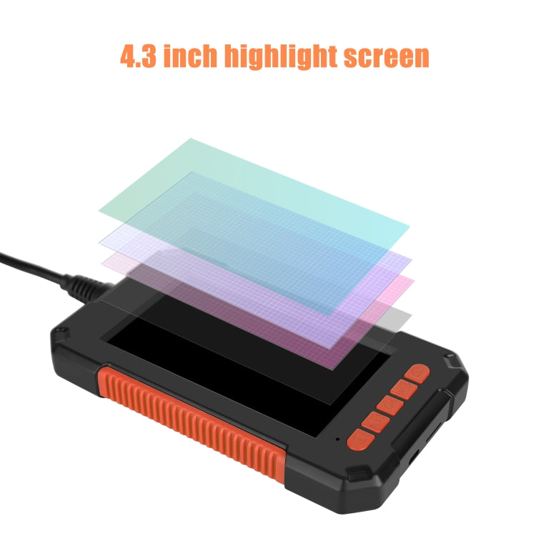 Endoscopio de la industria de la pantalla vertical de mano integrado portátil impermeable HD de 8 mm P40, 2m, 5m, 10m