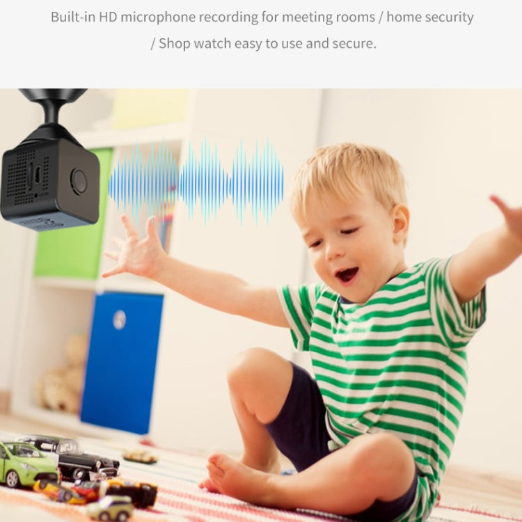 X1 1080P Small Cube Mini HD Cámara WiFi, compatible con visión nocturna infrarroja y detección de movimiento, X1