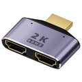 Adaptador HDMI 2 en 1 2K 60Hz con luces indicadoras