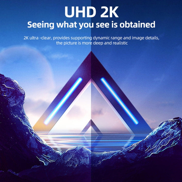Adaptador HDMI 2 en 1 2K 60Hz con luces indicadoras