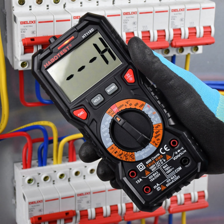 Multímetro digital manual portátil de alta precisión HABOTEST HT118D, HT118D