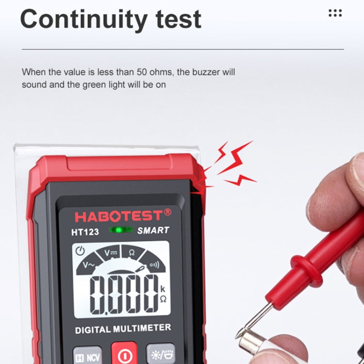Mini multímetro digital de alta precisión HABOTEST HT123, HT123