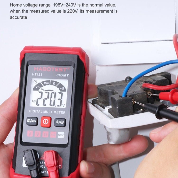 Mini multímetro digital de alta precisión HABOTEST HT123, HT123