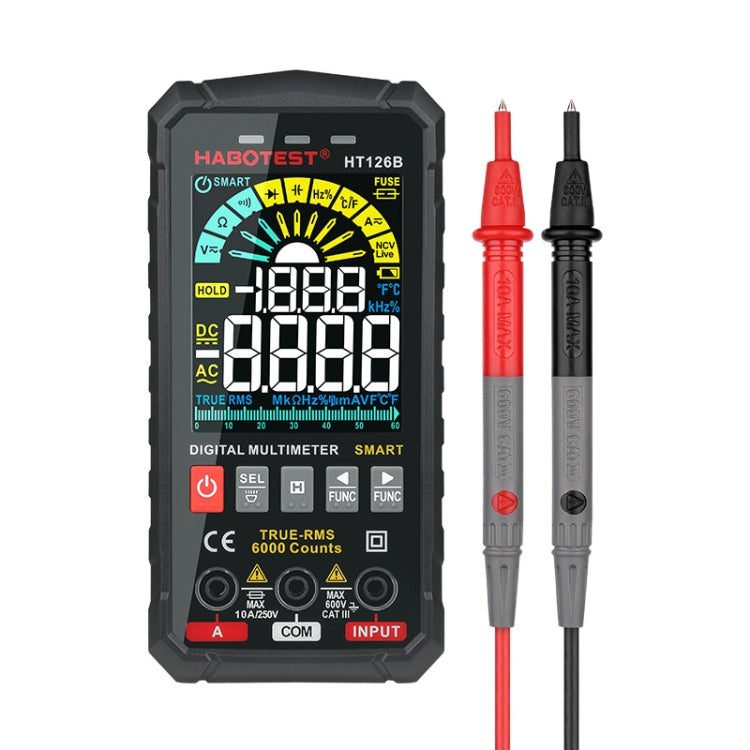 HABOTEST HT126B Mini multímetro digital de alta precisión, HT126B