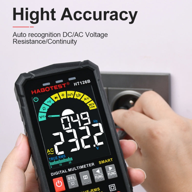 HABOTEST HT126B Mini multímetro digital de alta precisión, HT126B