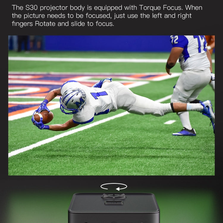 Proyector móvil WiFi portátil HD con sistema Android S30, US Plug, EU Plug, UK Plug, AU Plug