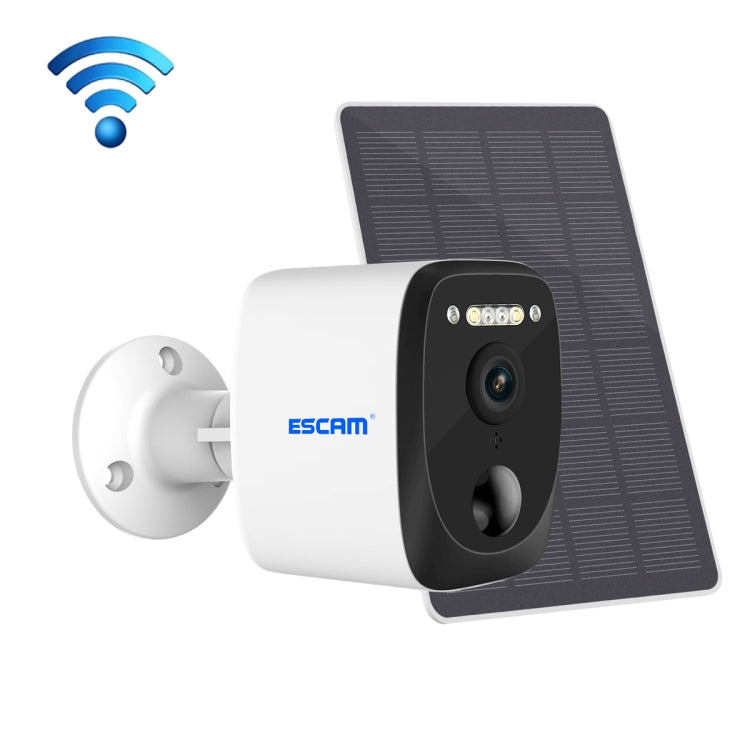 ESCAM QF370 3MP almacenamiento en la nube PT WIFI cámara IP con Panel Solar con alarma PIR compatible con visión nocturna y Audio bidireccional, QF370