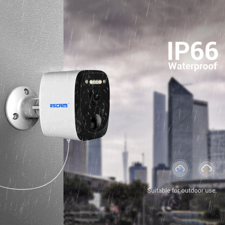 ESCAM QF370 3MP almacenamiento en la nube PT WIFI cámara IP con Panel Solar con alarma PIR compatible con visión nocturna y Audio bidireccional, QF370