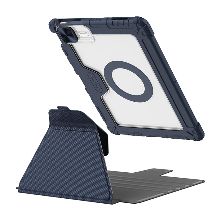 NILLKIN Bumper Snapsafe Estuche de cuero multifuncional para tableta con ranura para bolígrafo, For iPad Pro 12.9 2022