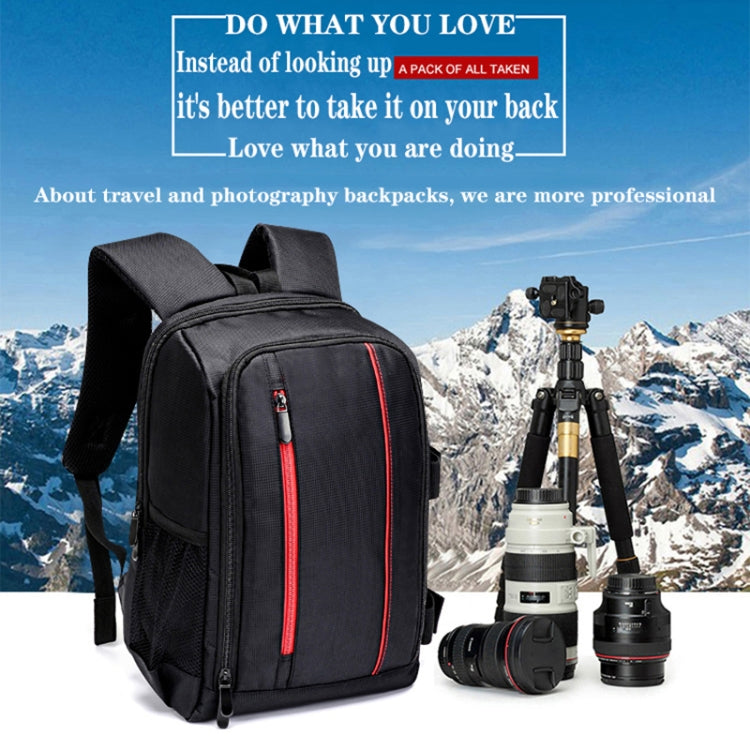 Mochila para cámara al aire libre Bolsa de hombro para cámara de fotografía a prueba de agua, 45x32x18cm, 33.5x25.5x15.5cm