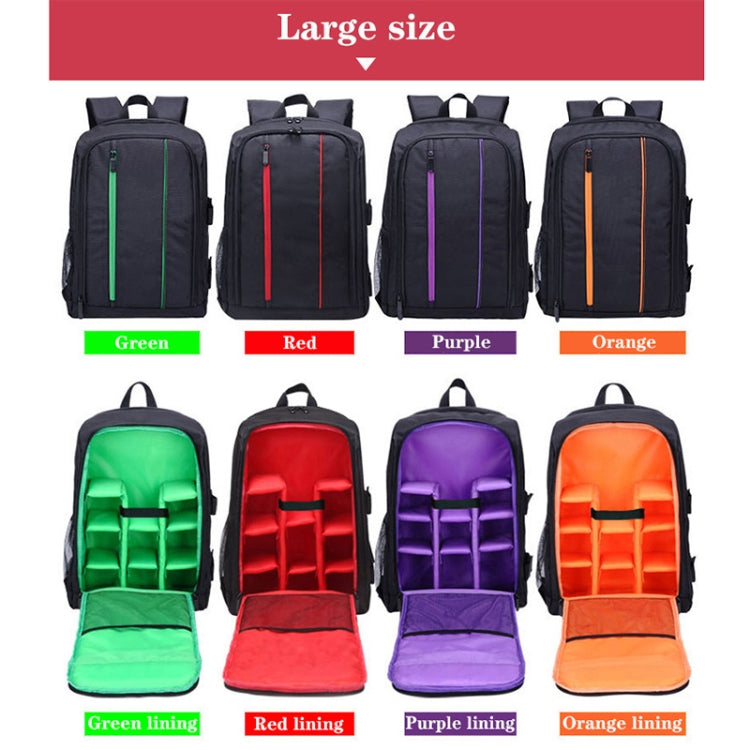 Mochila para cámara al aire libre Bolsa de hombro para cámara de fotografía a prueba de agua, 45x32x18cm, 33.5x25.5x15.5cm