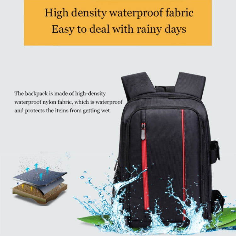 Mochila para cámara al aire libre Bolsa de hombro para cámara de fotografía a prueba de agua, 45x32x18cm, 33.5x25.5x15.5cm