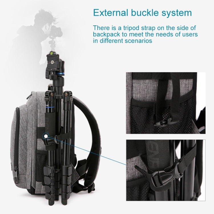 Pequeña mochila impermeable para cámara Hombros Bolsa para cámara SLR