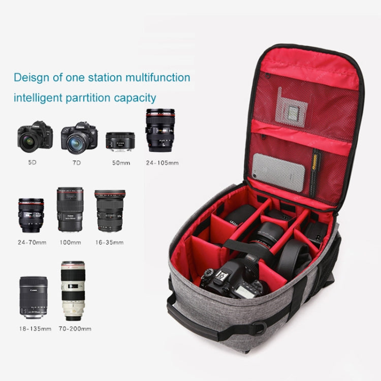 Pequeña mochila impermeable para cámara Hombros Bolsa para cámara SLR