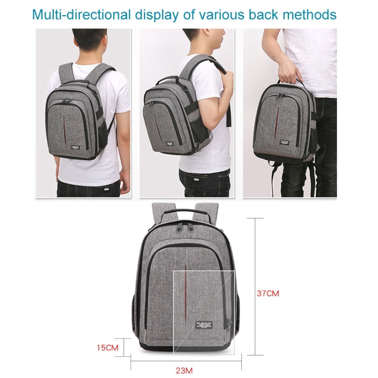 Pequeña mochila impermeable para cámara Hombros Bolsa para cámara SLR