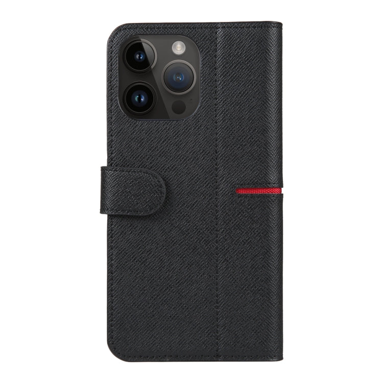 GEBEI Estuche para teléfono de cuero con tapa horizontal de grano superior, For iPhone 14 Pro Max, For iPhone 14 Pro, For iPhone 14, For iPhone 14 Plus