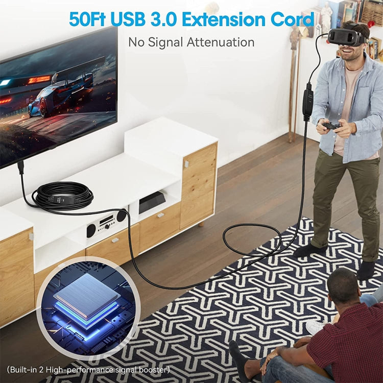 Cable de extensión de súper velocidad de sincronización de datos USB 3.0 macho a hembra, longitud: 5 m, 5m