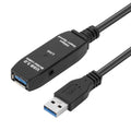 Cable de extensión de súper velocidad de sincronización de datos USB 3.0 macho a hembra, longitud: 30 m, 30m
