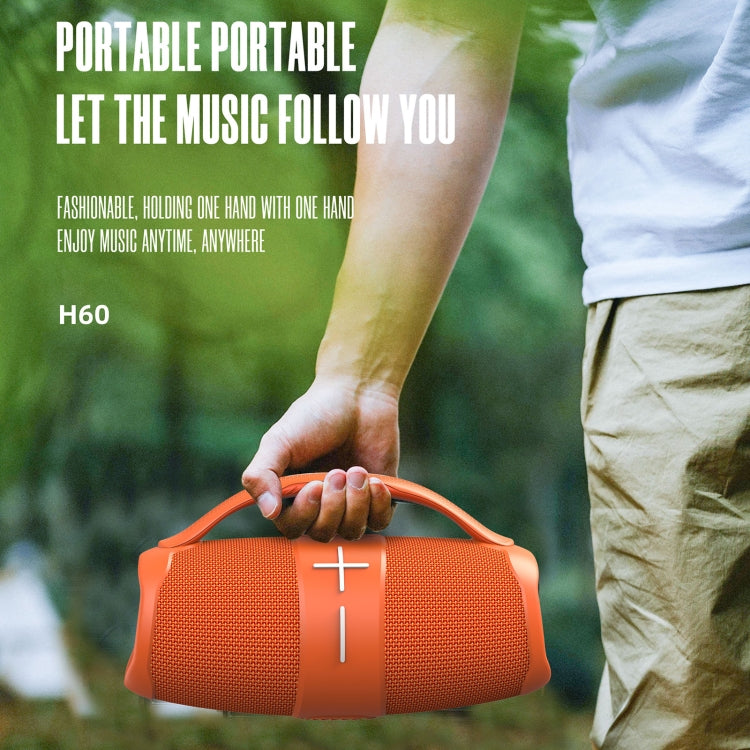 HOPESTAR H60 20W Altavoz Bluetooth inalámbrico portátil impermeable al aire libre, H60