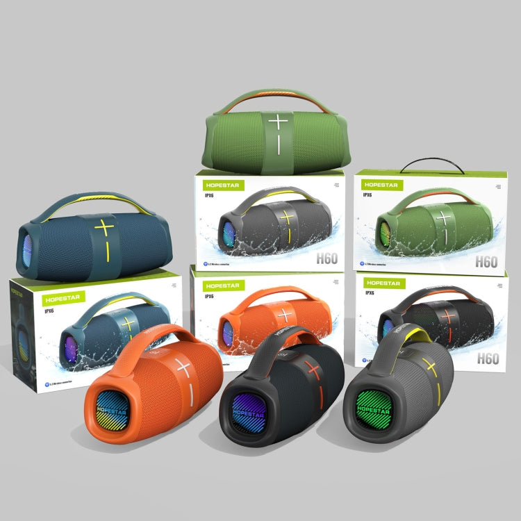 HOPESTAR H60 20W Altavoz Bluetooth inalámbrico portátil impermeable al aire libre, H60