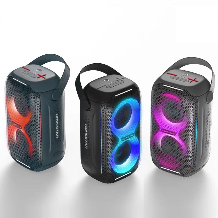 HOPESTAR Party200 mini Altavoz Bluetooth de luz RGB de pulso de tono portátil, Party200 mini