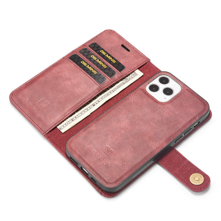 DG.MING Crazy Horse Texture Estuche de cuero magnético desmontable, For iPhone 12/12 Pro, For iPhone 12 Pro Max, For Samsung Galaxy S23 5G, For Samsung Galaxy S23+ 5G, For Samsung Galaxy S23 Ultra 5G