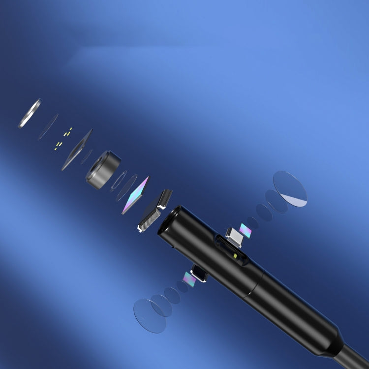 Endoscopio de tres cámaras P50 de 4,5 pulgadas con pantalla, 2m, 5m, 10m