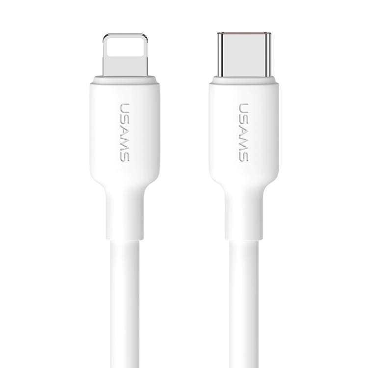 USAMS US-SJ610 U84 PD20W USB-C / Type-C a cable de datos de carga de 8 pines, PD20W 8 Pin 1m, PD20W 8 Pin 2m, PD20W 8 Pin 3m