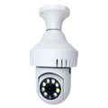 Cámara WiFi con bombilla de alarma de humo DP36 1080P, compatible con visión nocturna por infrarrojos/detección de movimiento/voz bidireccional, DP36