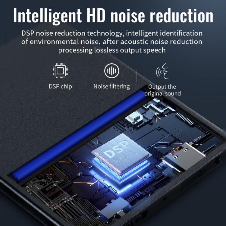 Grabadora con cancelación de ruido HD cuadrada JNN K1, 4GB, 8GB, 16GB, 32GB, 64GB