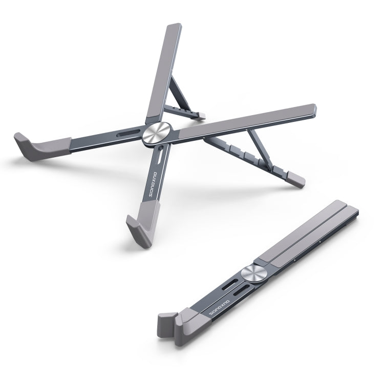 DUX DUCIS Soporte plegable para portátil de aluminio en forma de X, Laptop Stand