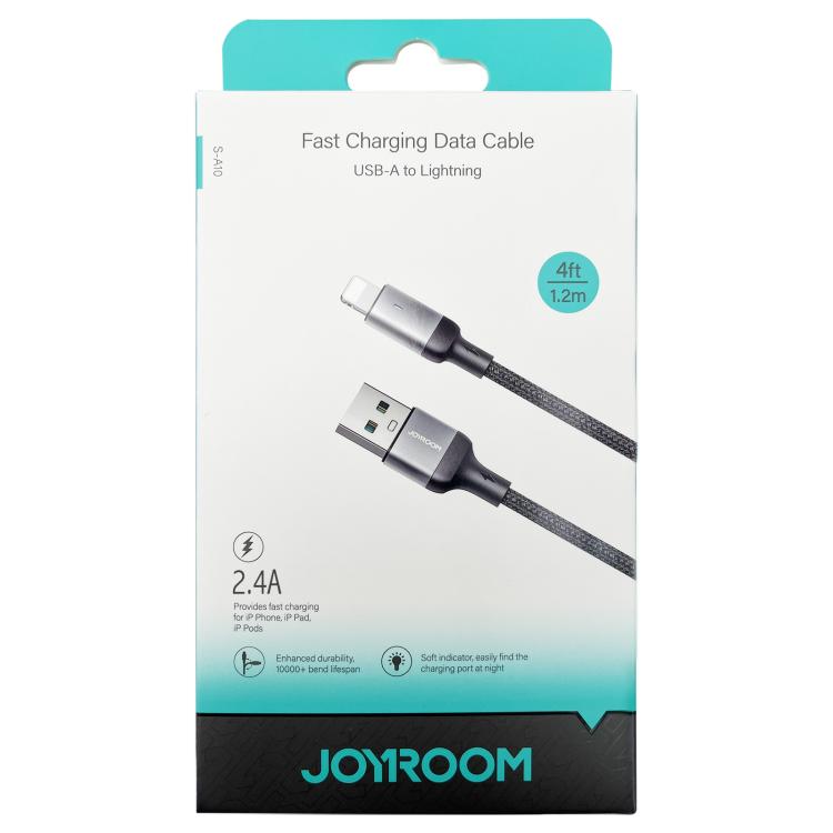 JOYROOM S-UL012A10 Serie extraordinaria 2.4A USB-A a cable de datos de carga rápida de 8 pines, 20W 8 Pin, 1.2m, 20W 8 Pin, 2m, 20W 8 Pin, 3m