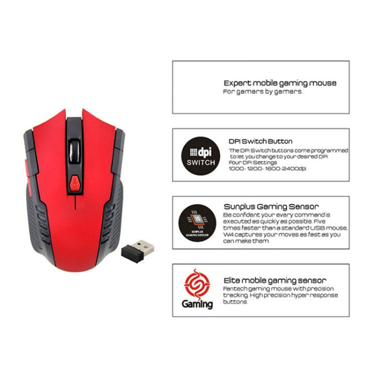 HXSJ A882 6 teclas 2.4G 1600DPI Ratón de oficina inalámbrico ajustable de tres velocidades, A882 Black, A882 Red, A882 Gold, A882 Blue, A882 Silver Grey