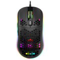 HXSJ X600 6 Teclas RGB Luminous Macro Programación Wired Gaming Mouse, X600