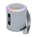 T&G TG373 Subwoofer de altavoz inalámbrico Bluetooth multicolor RGB con luz LED portátil para exteriores