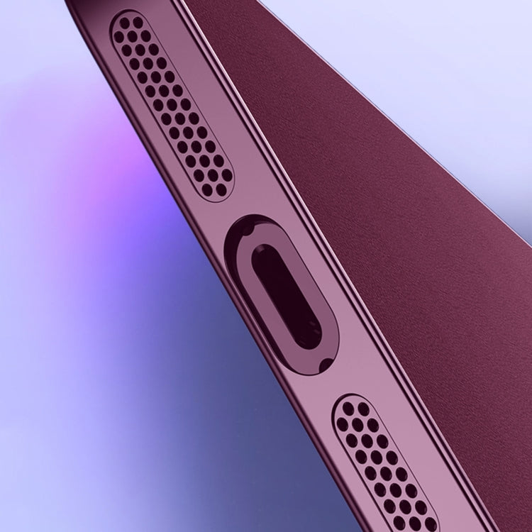 R-JUST RH05 Estuche magnético de cuero y metal para teléfono, For iPhone 14 Pro, For iPhone 14 Pro Max, For iPhone 14 Plus, For iPhone 14