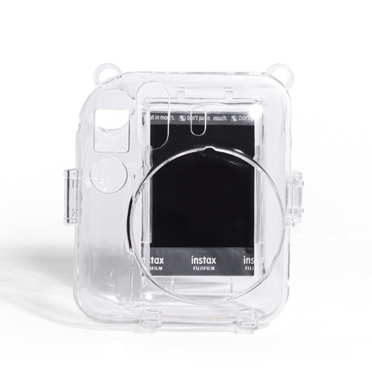 Estuche para cámara de acrílico duro de cristal con correa para el hombro, For FUJIFILM instax mini 12(DIY Pink Graffiti), For FUJIFILM instax mini 12(DIY Blue Cat), For FUJIFILM instax mini 12(DIY Purple Daisies)                                       ...