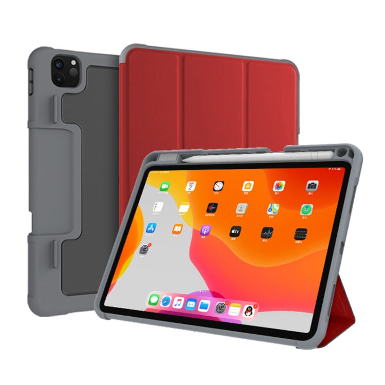 Mutural Horizontal Flip PC + TPU + PU Funda de cuero con soporte y ranura para bolígrafo, For iPad Pro 11 inch (2021) / (2020), For iPad Pro 12.9 inch 2022 / 2021 / 2020