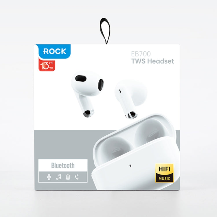 ROCK EB700 TWS Bluetooth 5.3 Auriculares de música HIFI, EB700