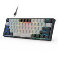 AULA F3261 Type-C Teclado mecánico RGB con 61 teclas intercambiables en caliente con cable