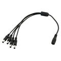 Cable de extensión de conexión de alimentación CC hembra a CC macho, 0.37m 4 in 1, 0.42m 8 in 1, 0.37m 2 in 1, 0.37m 6 in 1, 0.37m 3 in 1, 0.5m 16 in 1